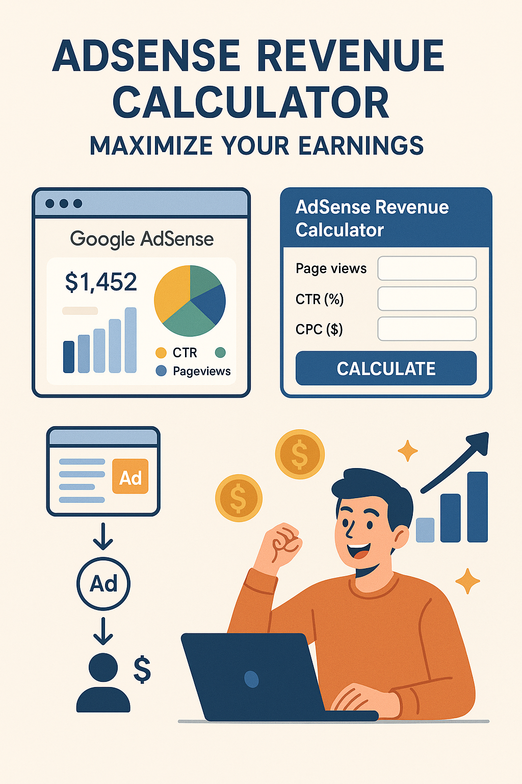 AdSense Revenue Calculator: Maximize Your Earnings