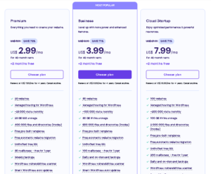 "Hostinger homepage showcasing affordable pricing and plans for web hosting"